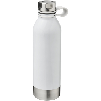 Bidon ze stali nierdzewnej Perth o pojemności 740 ml, biały