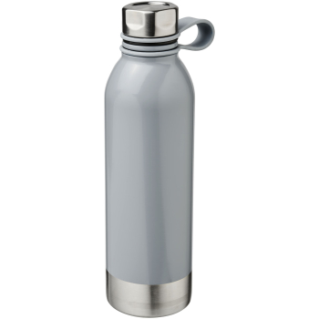 Bidon ze stali nierdzewnej Perth o pojemności 740 ml, szary