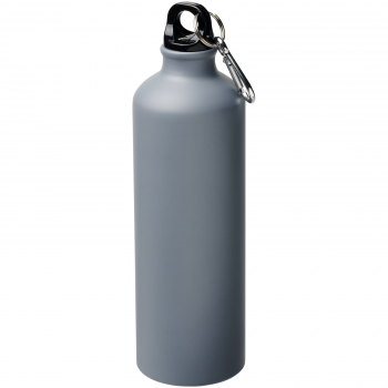 Matowy bidon Pacific 770 ml z karabińczykiem, szary