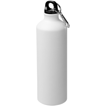 Matowy bidon Pacific 770 ml z karabińczykiem, biały