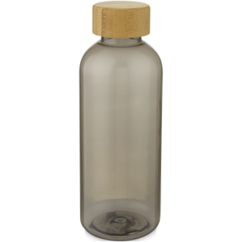 Bidon Ziggs o pojemności 650 ml z plastiku z recyklingu, przeźroczysty brunatny