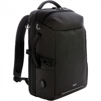Plecak na laptop 17” Swiss Peak XXL, czarny